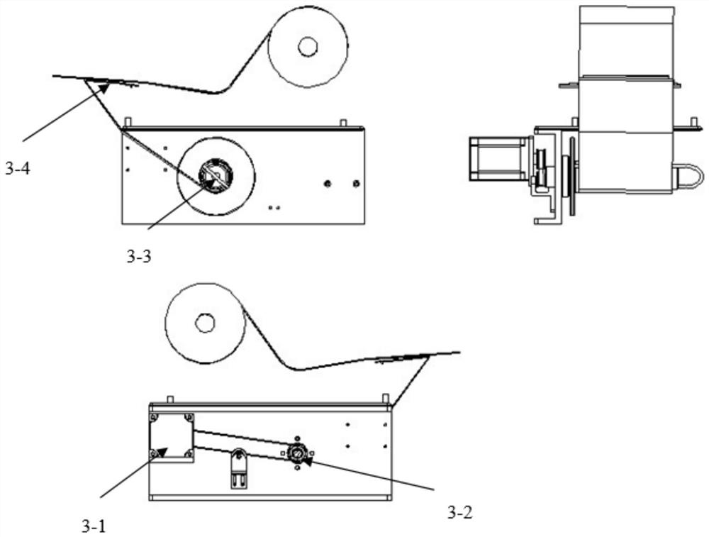 A label peeling and picking device and method for an intelligent labeling printer