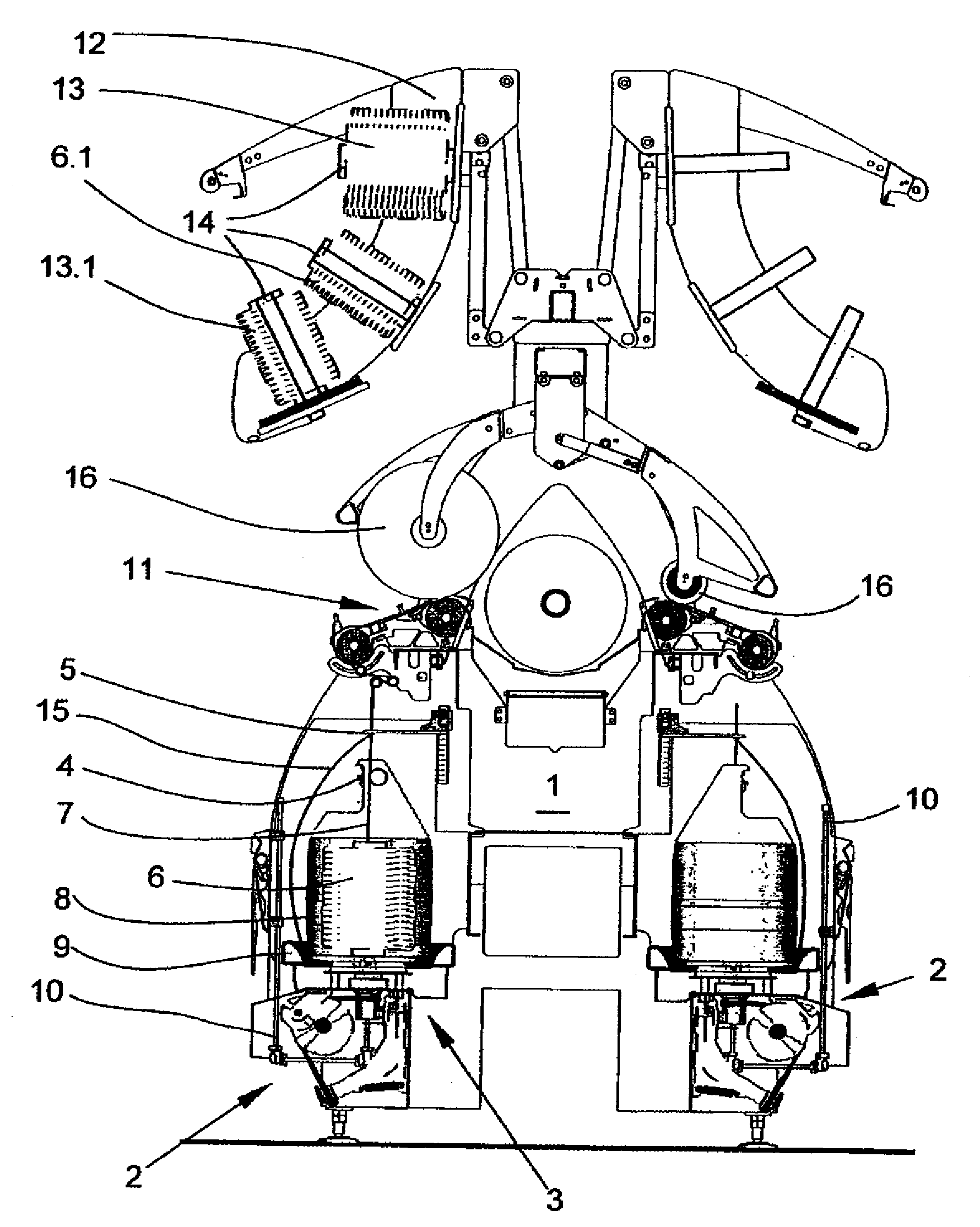 Method for operating a two-for-one twisting or cabling machine and two-for-one twising or cabling machine