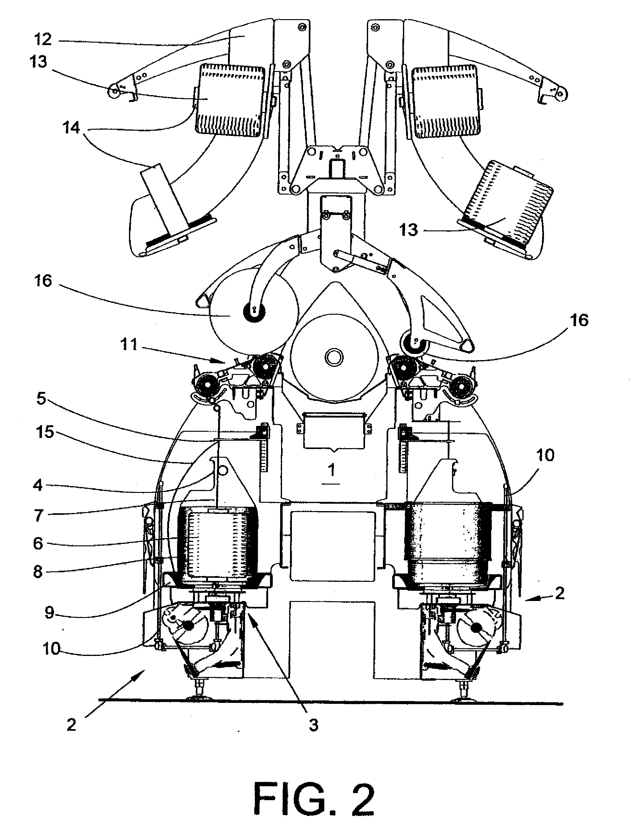 Method for operating a two-for-one twisting or cabling machine and two-for-one twising or cabling machine