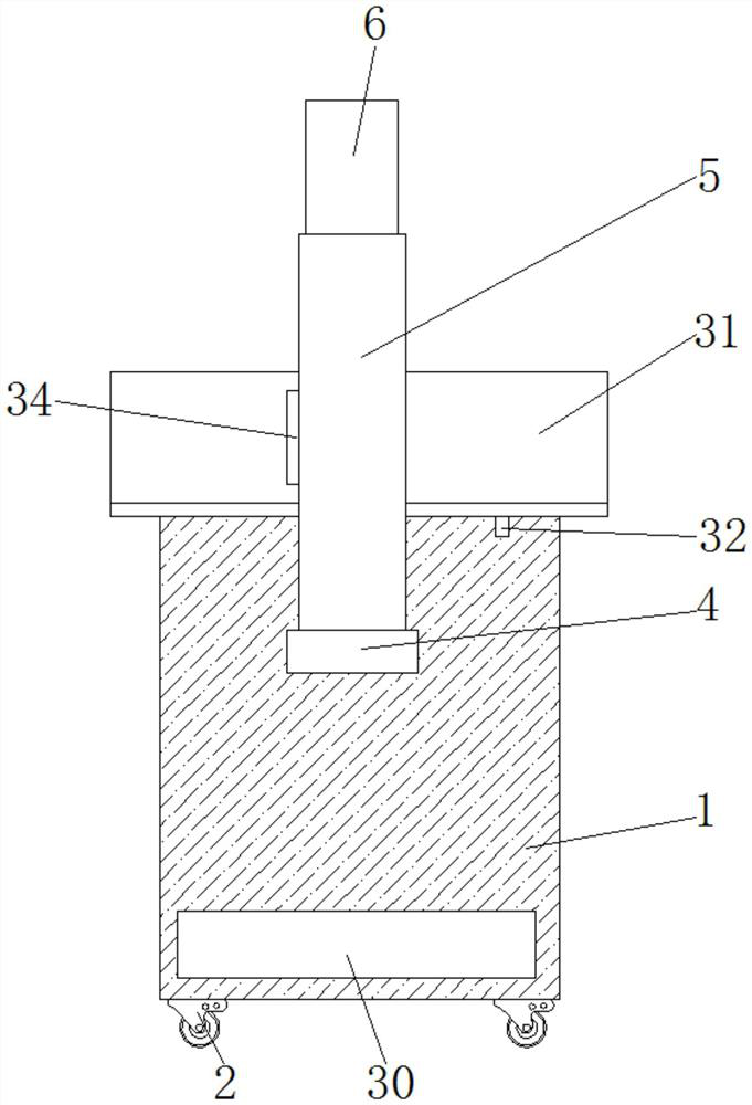 Mineral flotation machine convenient for deslagging