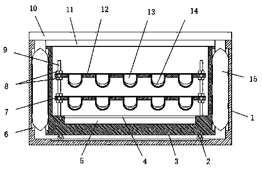 Strawberry transporting device good in fresh keeping effect