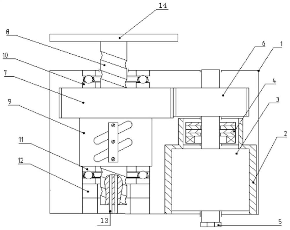 Electromechanical brake actuator for rail vehicle and rail vehicle