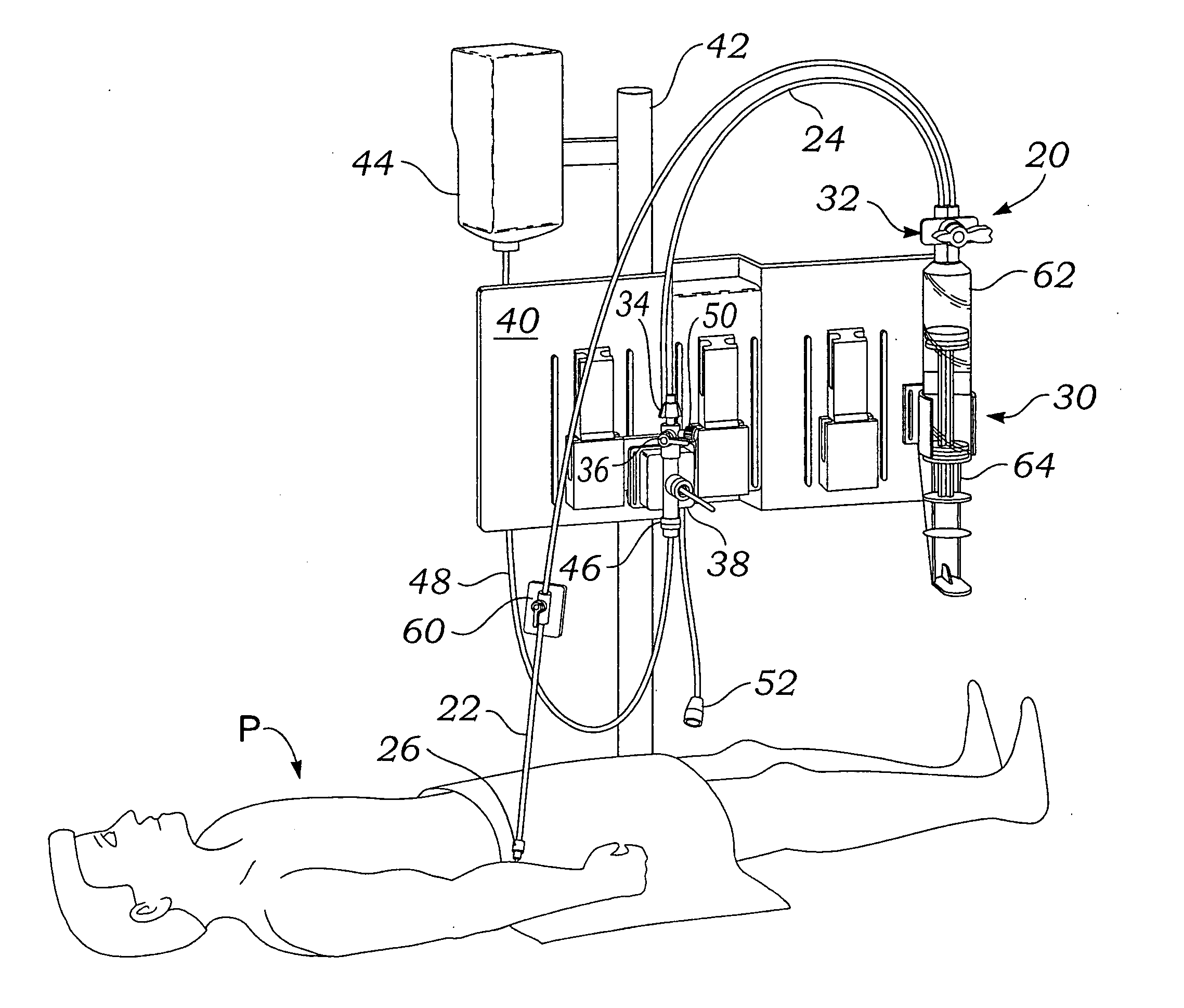 Closed blood sampling system with isolated pressure monitoring