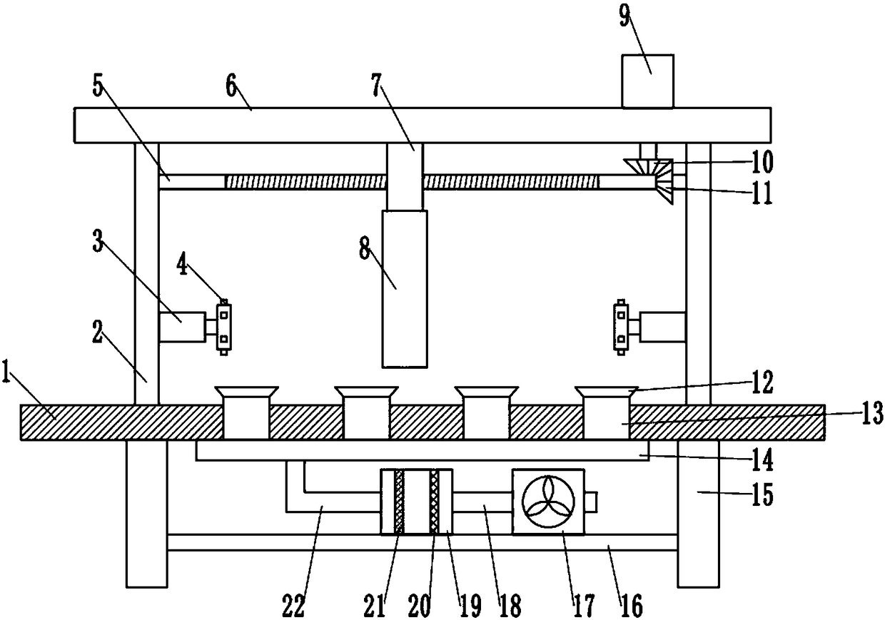 Pipeline outer wall rust removal device for civil engineering