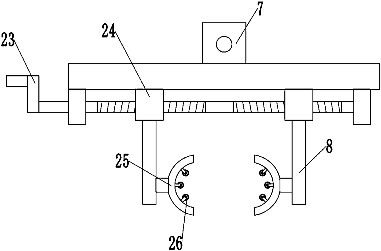 Pipeline outer wall rust removal device for civil engineering