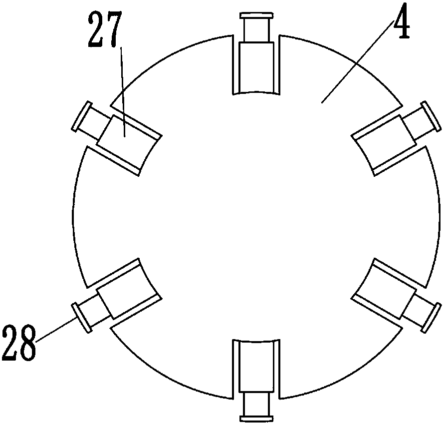 Pipeline outer wall rust removal device for civil engineering