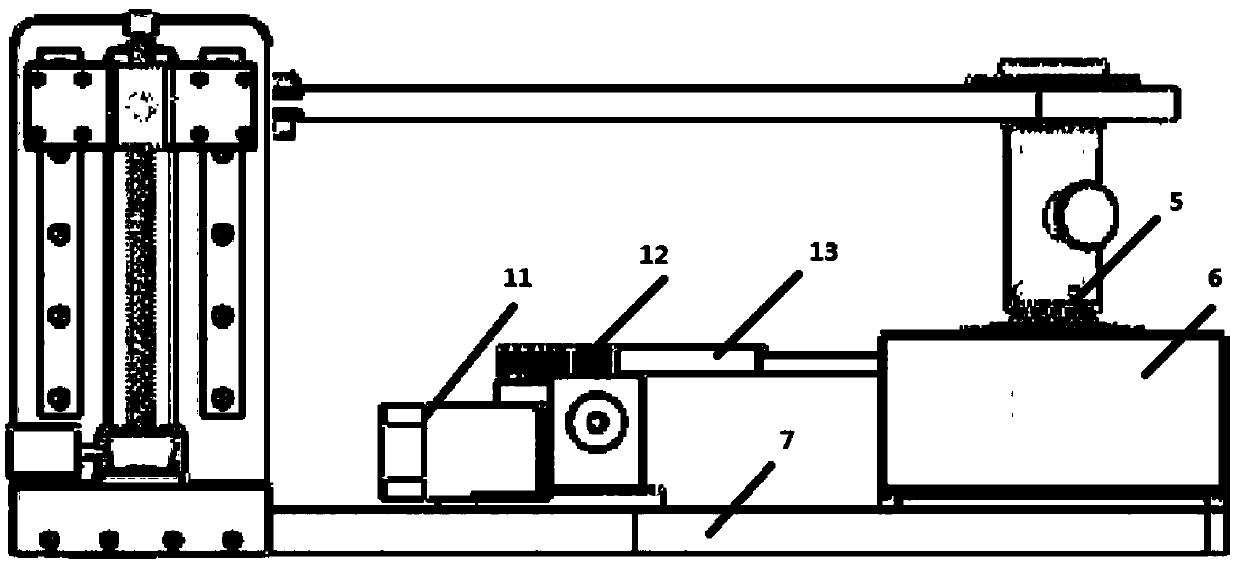 A vertical on-site torque calibration device based on the force principle of the reducer