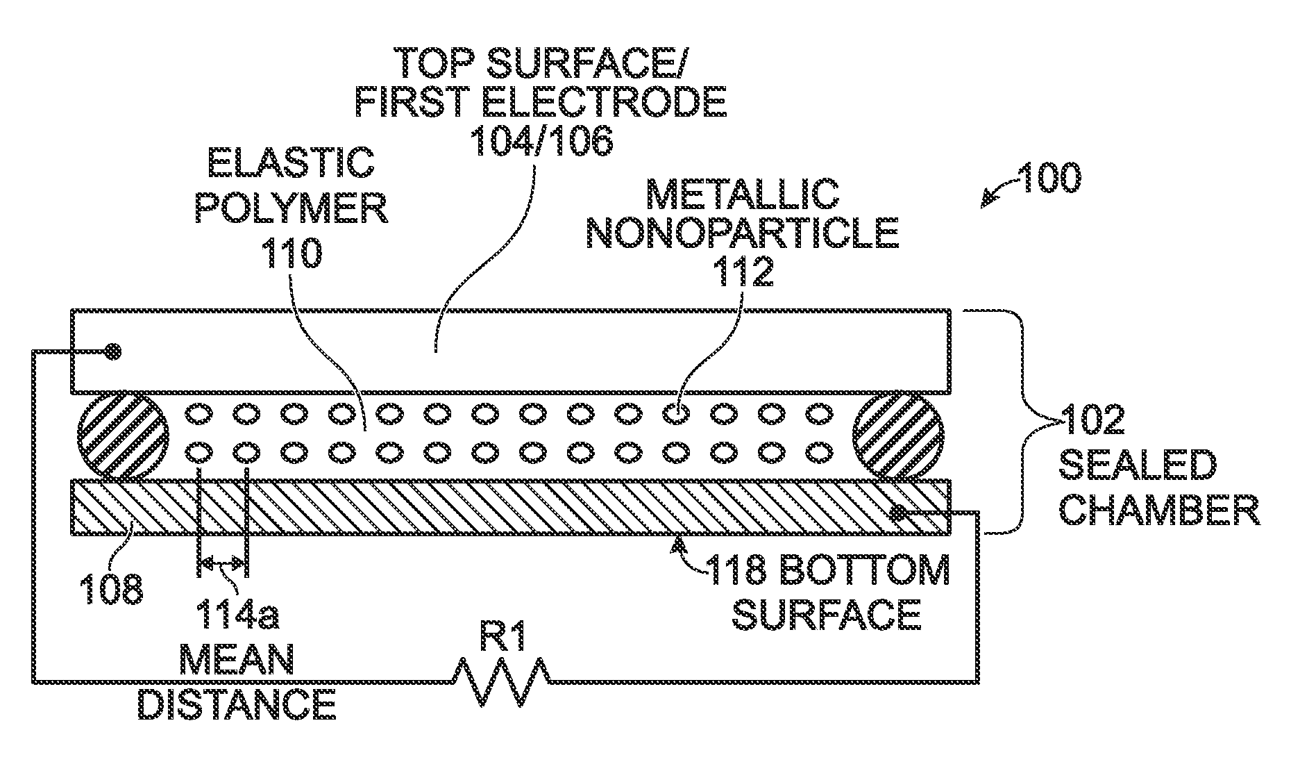 Metallic Nanoparticle Pressure Sensor