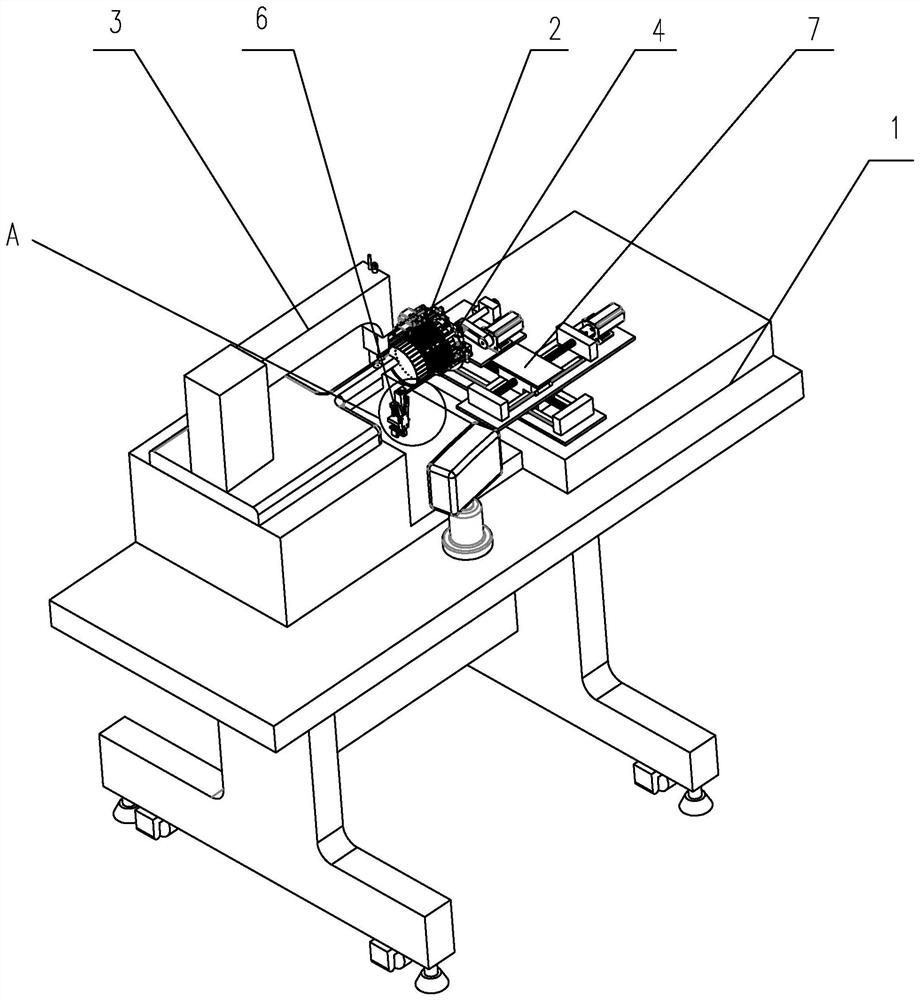 Vamp sewing device