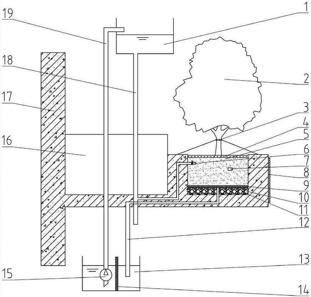 System for intelligently and vertically greening external wall of building and operating method thereof