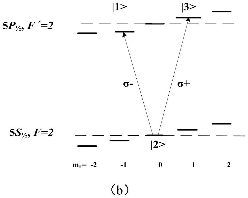 POP rubidium atomic clock capable of reducing laser noise