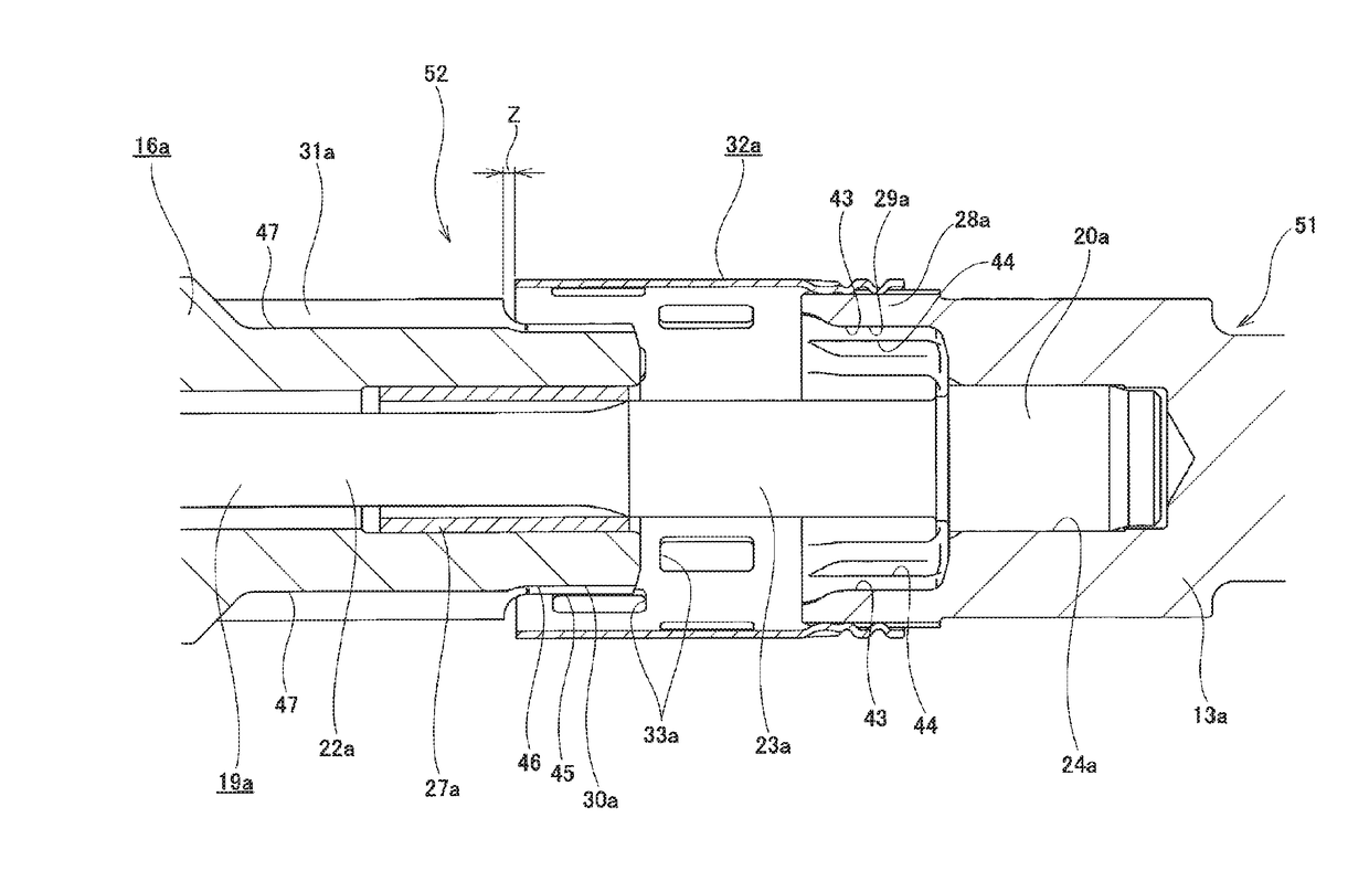 Electric power steering device and method for assembling the same