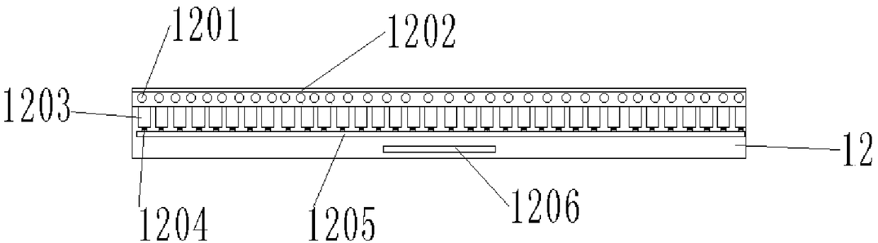 Massaging and daily nursing integrated device for patient of department of gastroenterology