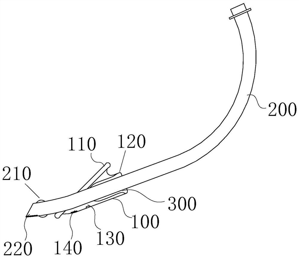 Laryngeal mask with retractable endotracheal tube