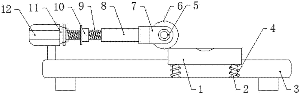 Automatic label flattening mechanism