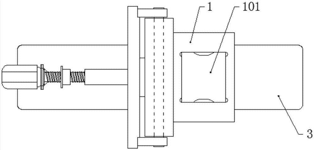 Automatic label flattening mechanism