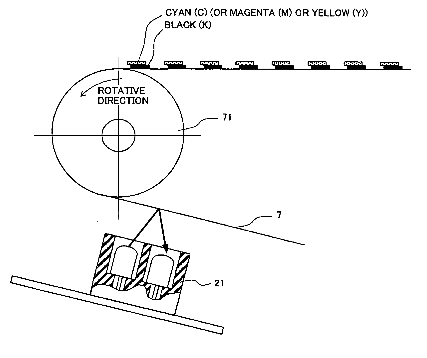 Image forming device and color misregistration correction method for image forming device