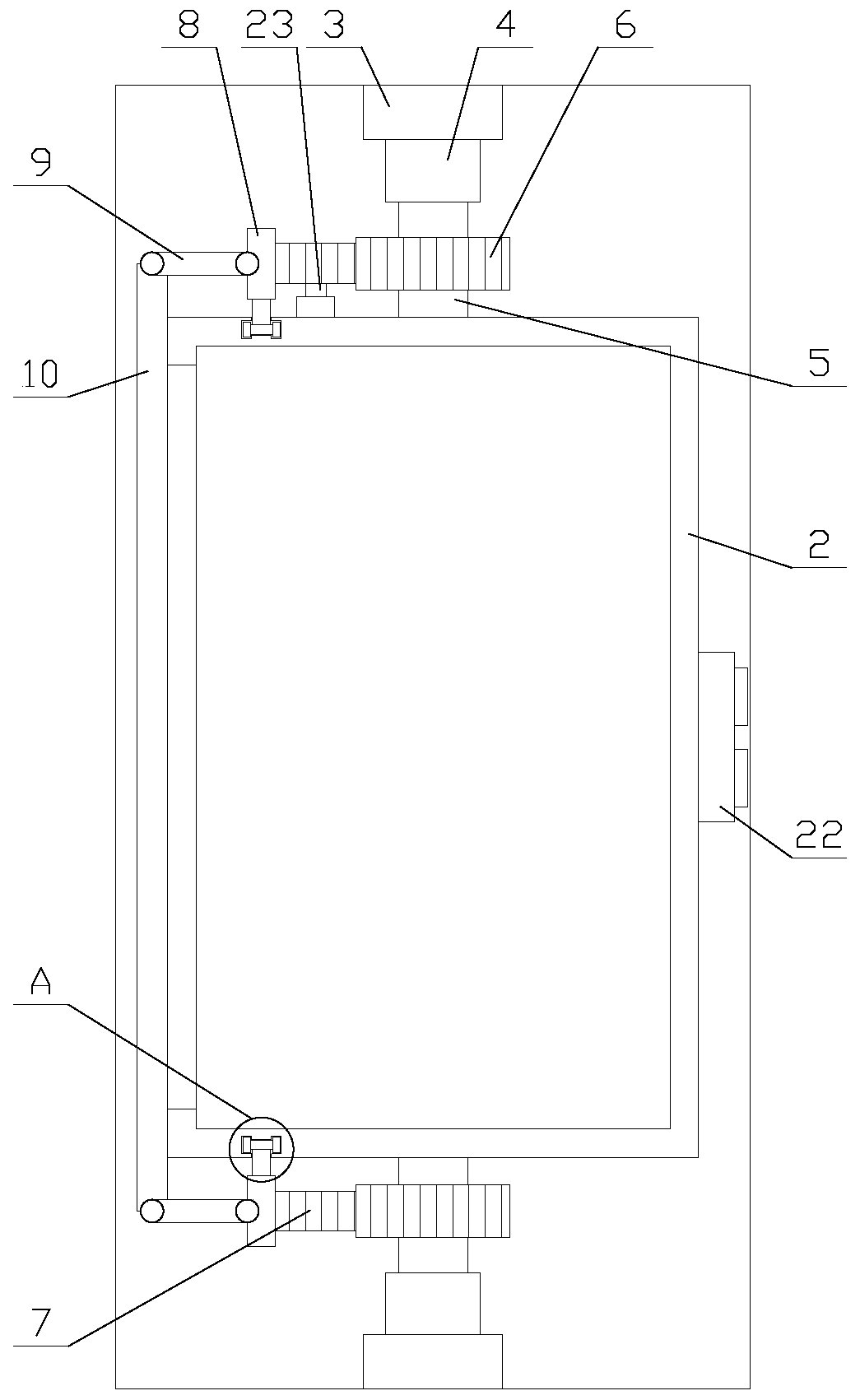 Convenient and fast mineral product transporting device with damping and buffering functions