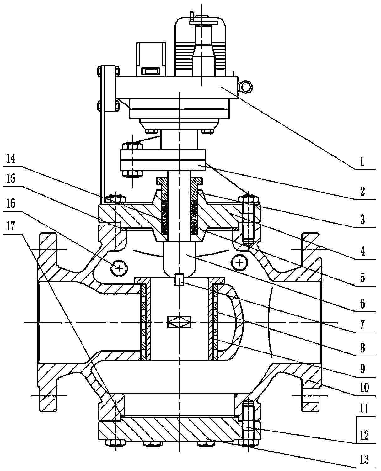 Washable water supply rotary electric control valve