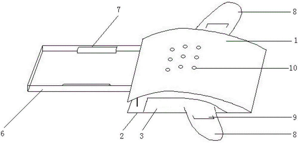 Venous transfusion fixing device