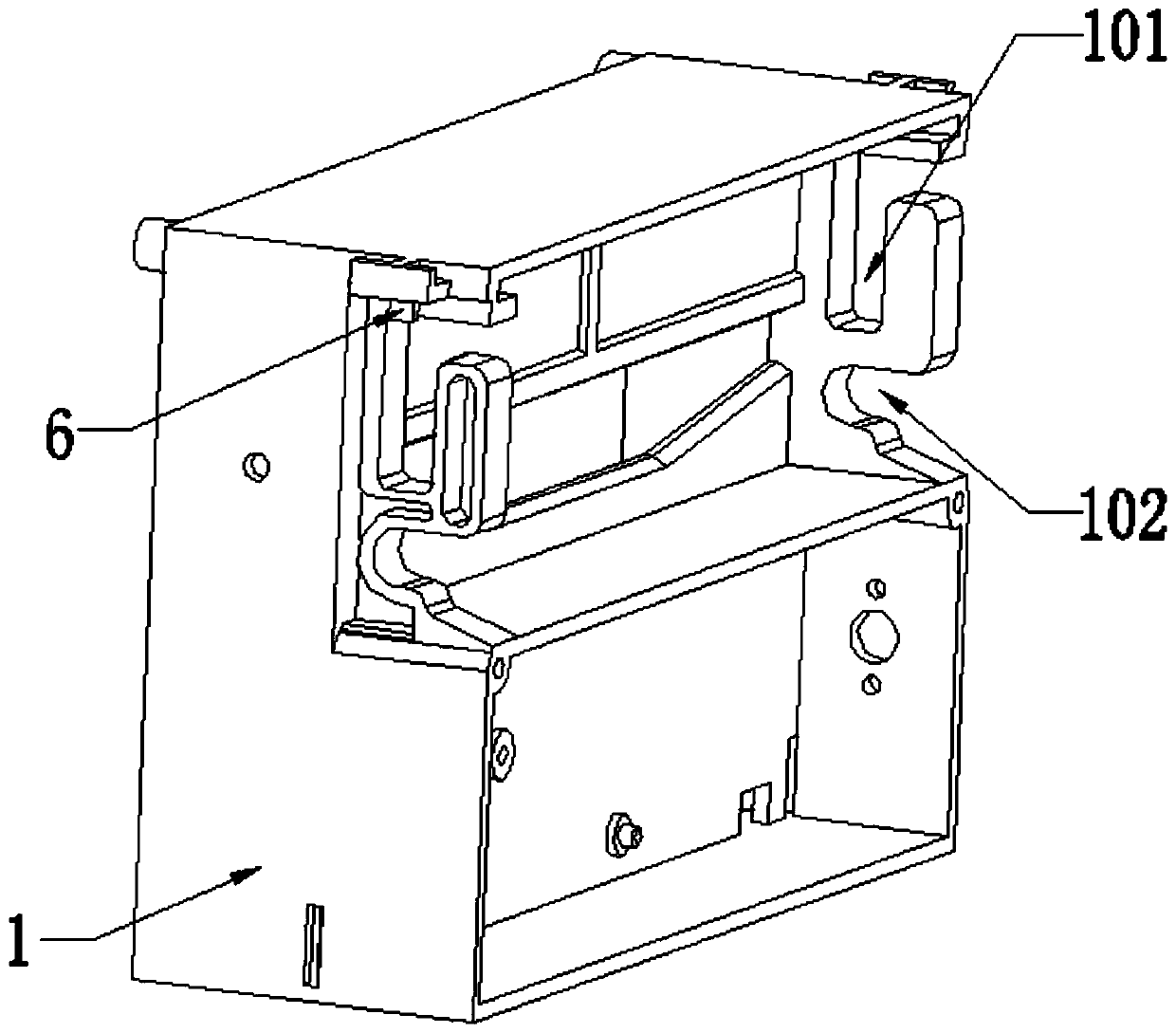 Brand new paper driving structure unit