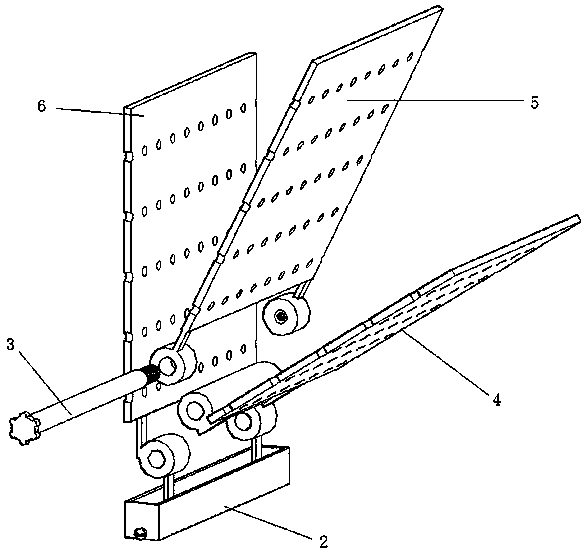 Foldable chopstick rest