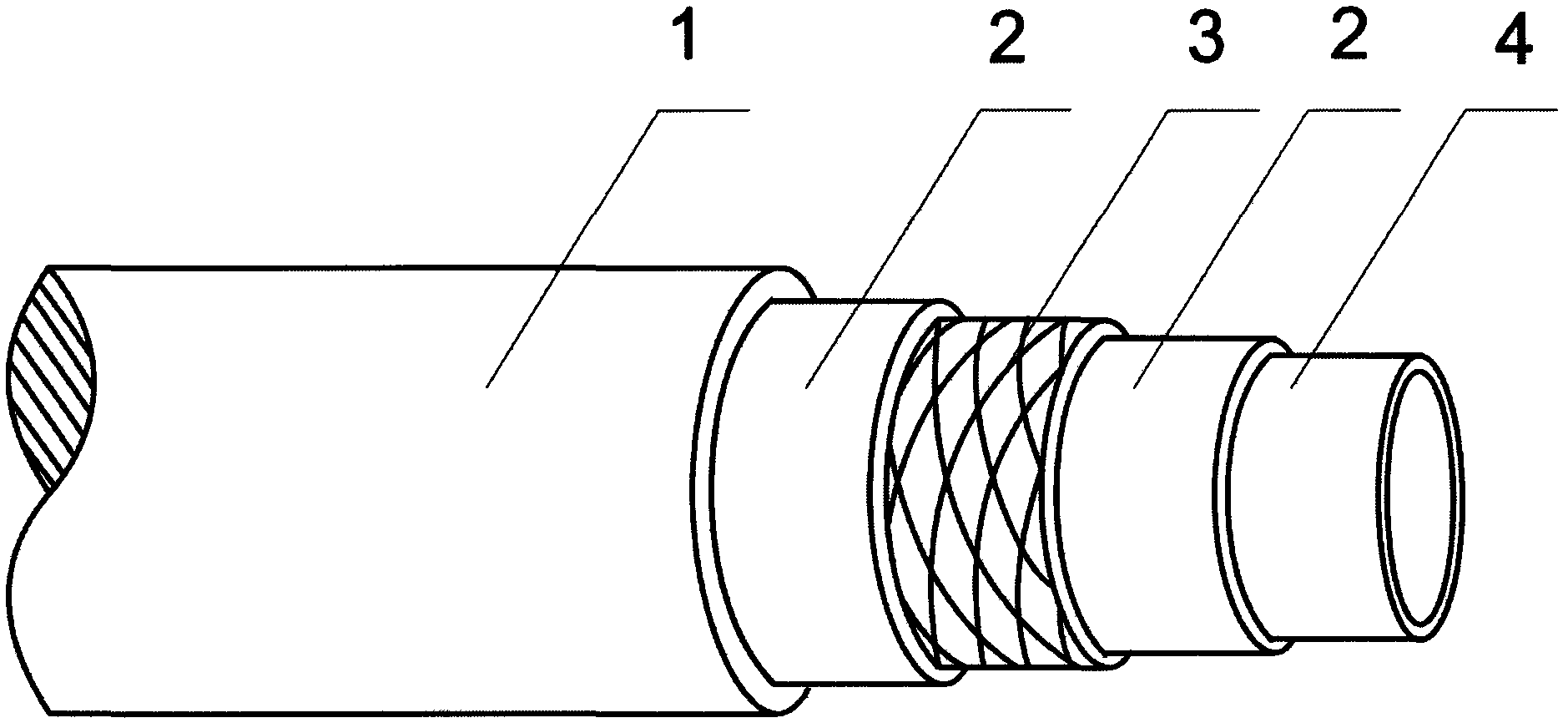 Flame retardant and antistatic steel mesh skeleton polyethylene composite pipe for mining and manufacturing method thereof