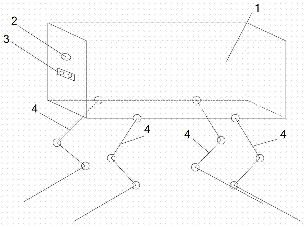 Quadruped robot motion planning method for facing complex terrain