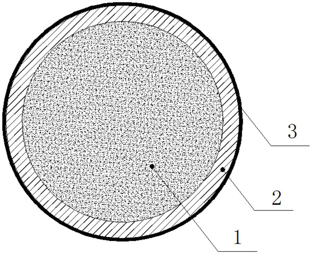 Electrode wire for slow-moving wire electric discharge machining with carbon on the surface layer and preparation method thereof