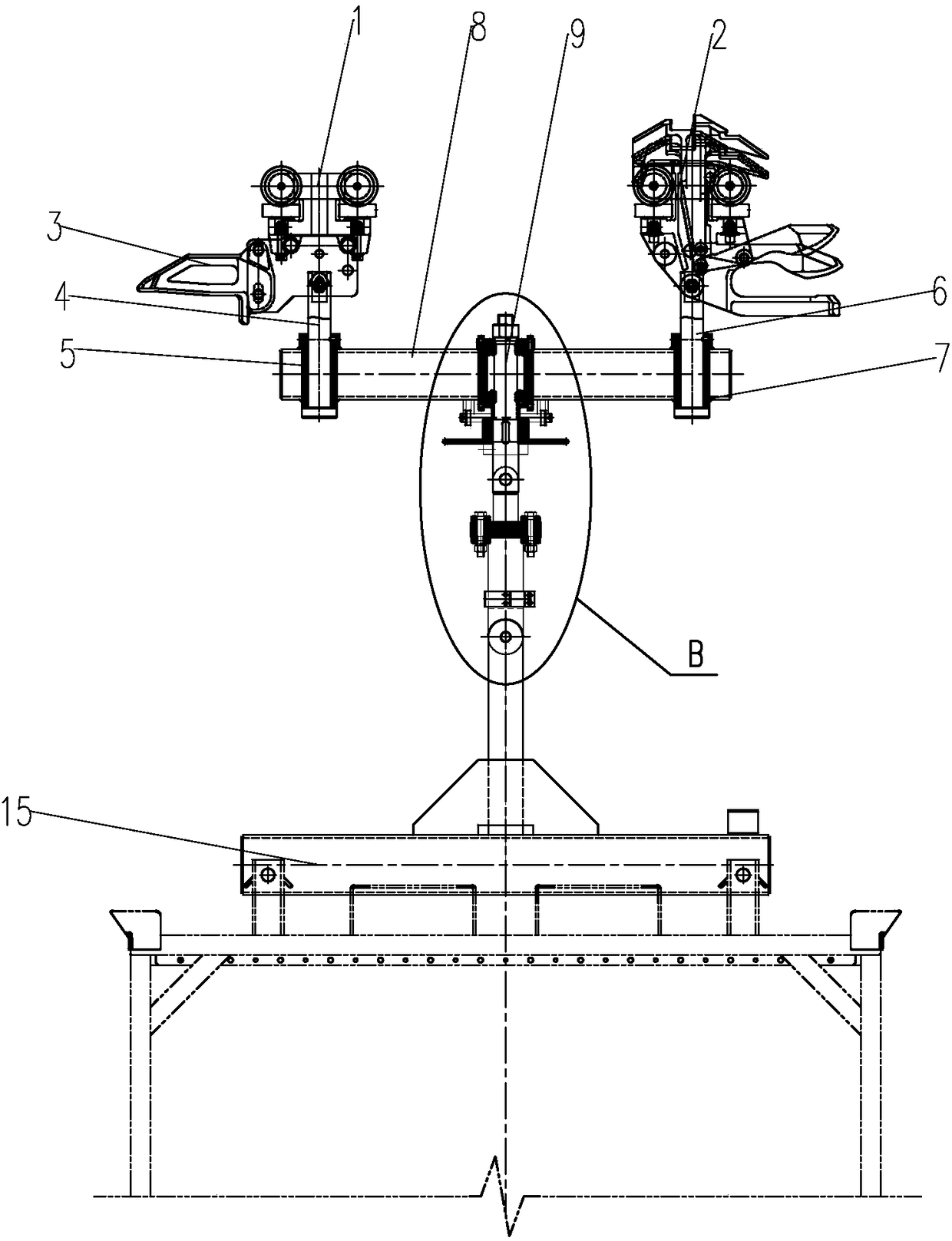 An electrophoresis rotating sling with a positioning mechanism