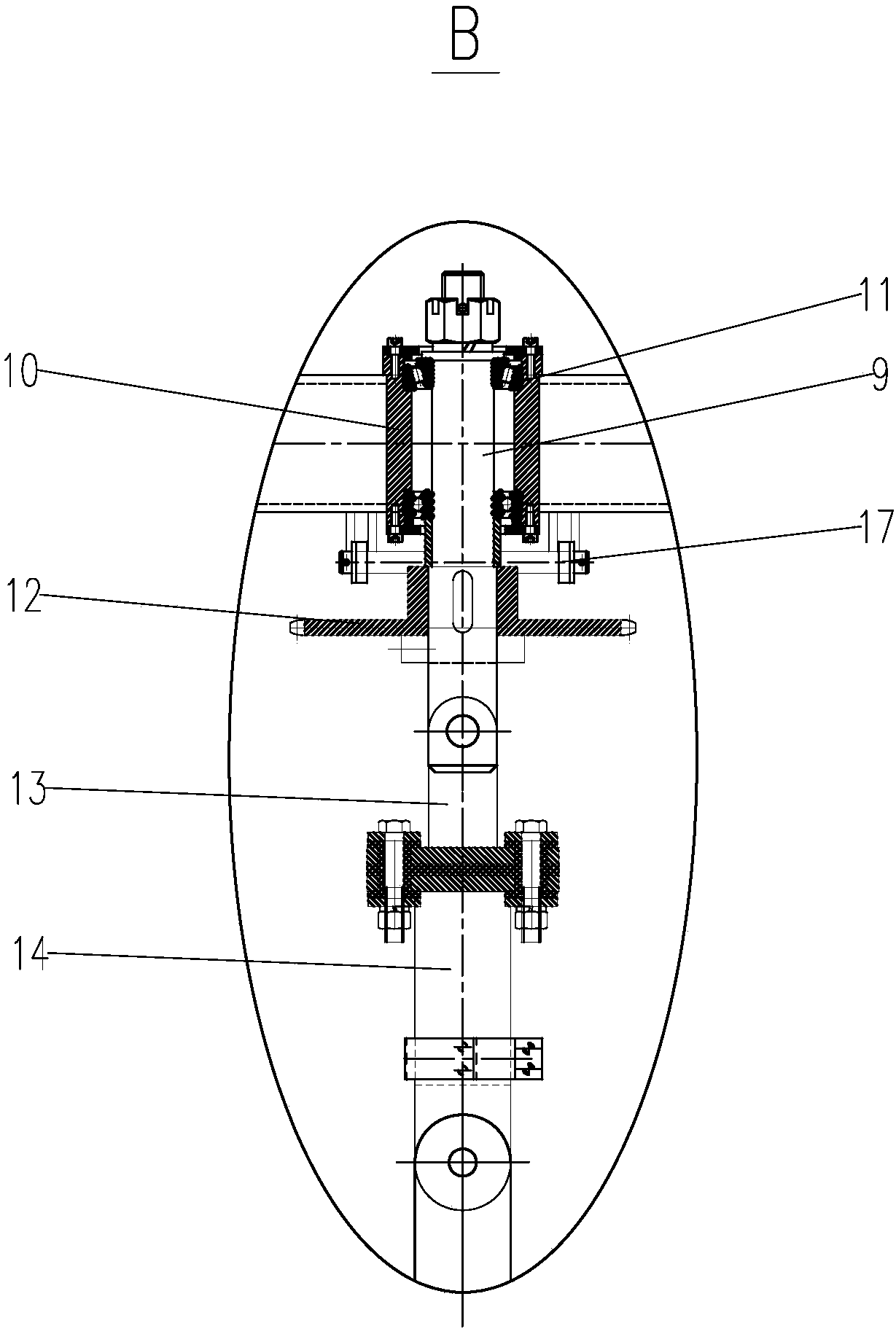 An electrophoresis rotating sling with a positioning mechanism