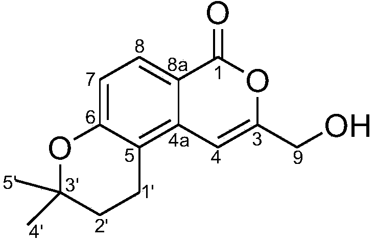 Isocoumarin compound and preparation method and use thereof