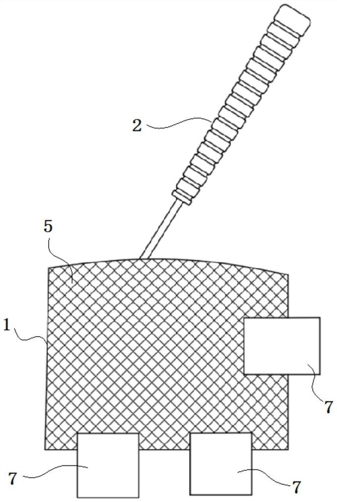 Easy-to-mount iliac wing filling block