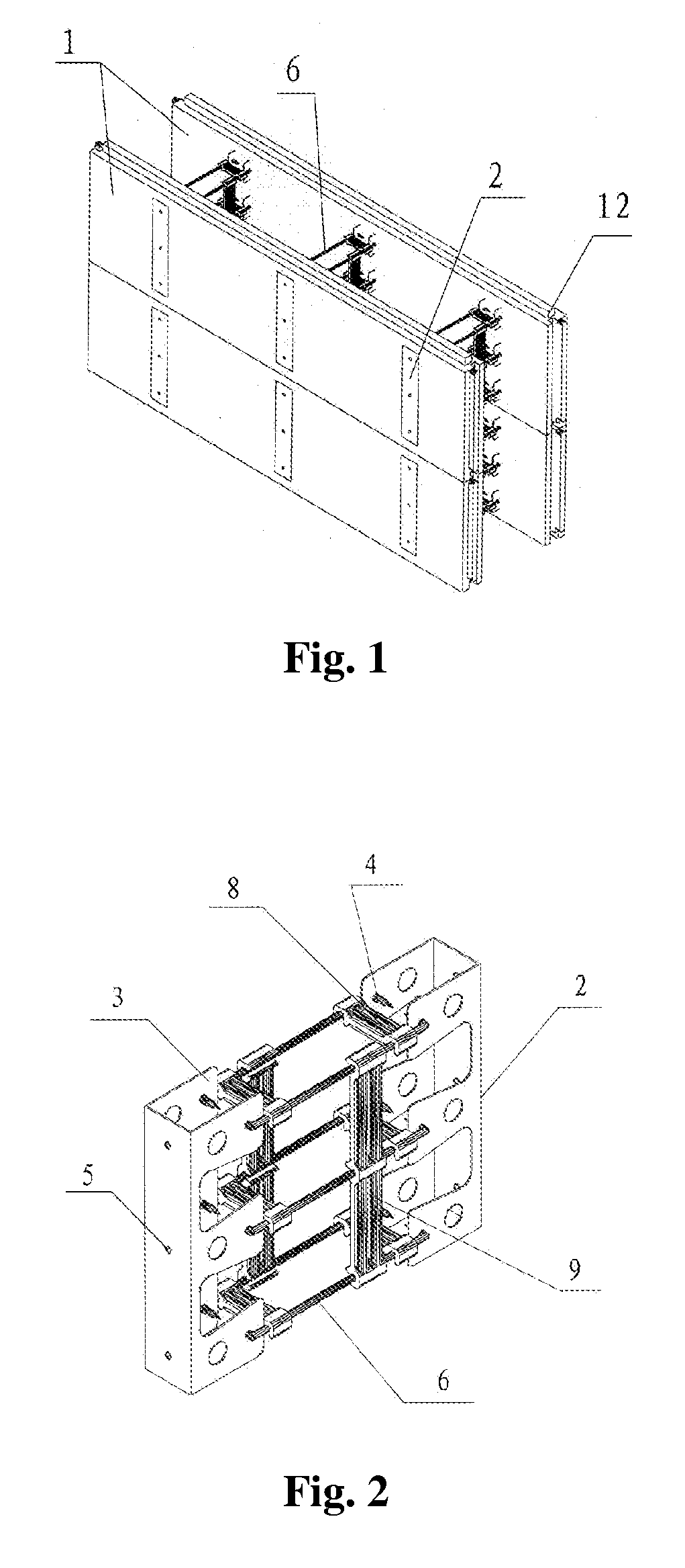 Assemblage concrete forms and method for manufacturing thereof