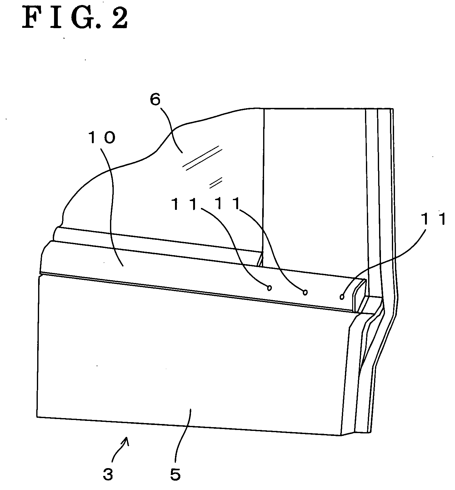 Molding for vehicle