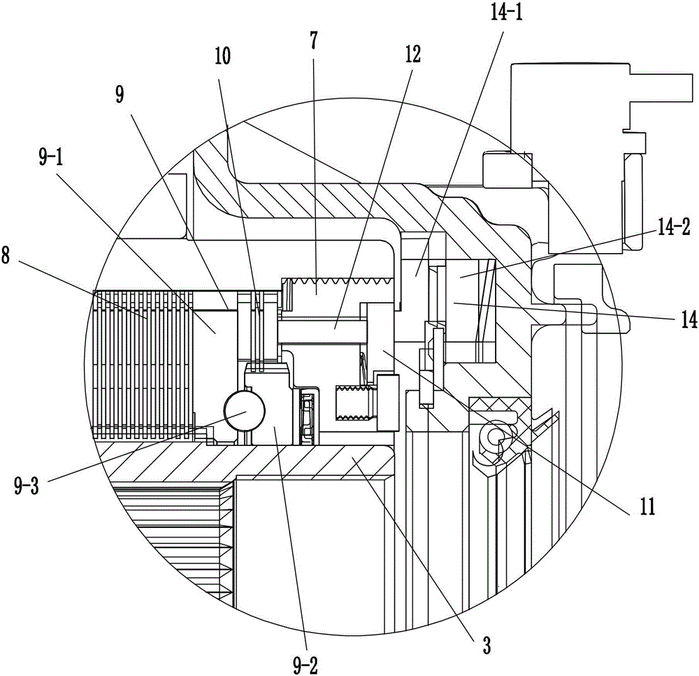 Electronic control multi-plate-type self-locking drive axle