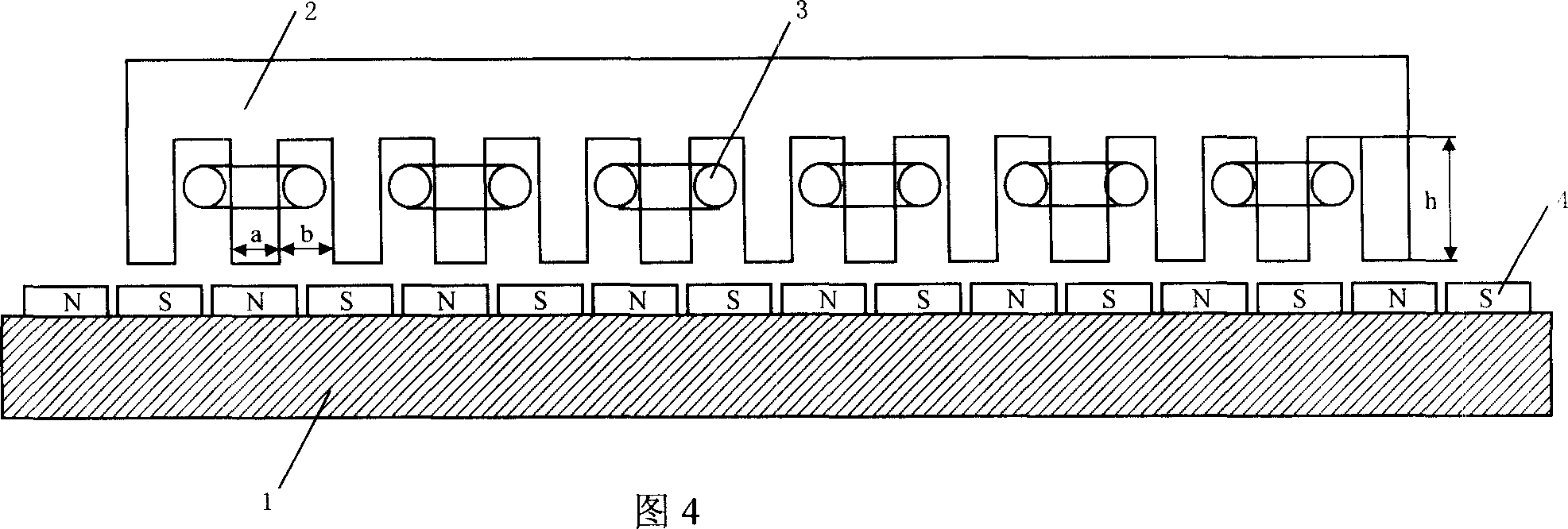 Intersegmental dephasing asymmetric six-phase permanent-magnet linear servo-actuator