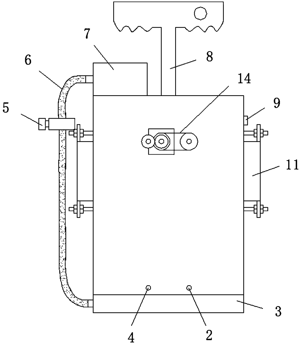 Textile equipment cleaning device