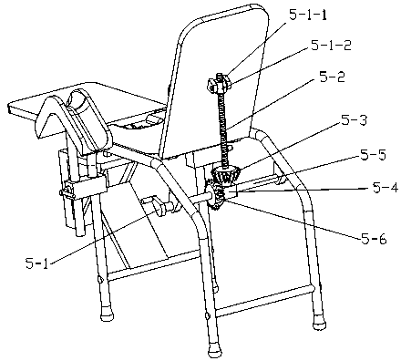 Light examining couch for gynecology department