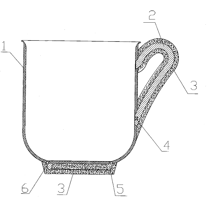 Manufacturing method of copper-plated porcelain