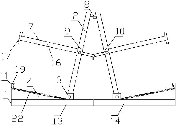 Adjustable multi-layer glass transport frame