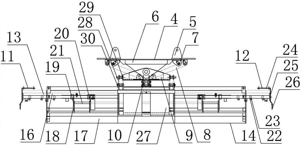 Suspension assembly for watering cart and use method of suspension assembly