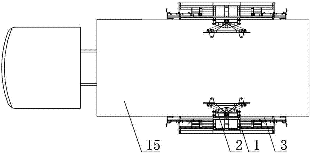 Suspension assembly for watering cart and use method of suspension assembly