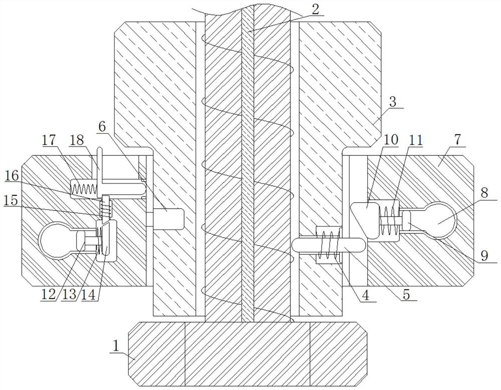 A combination of bolts and nuts for self-locking train tracks using the principle of a connector