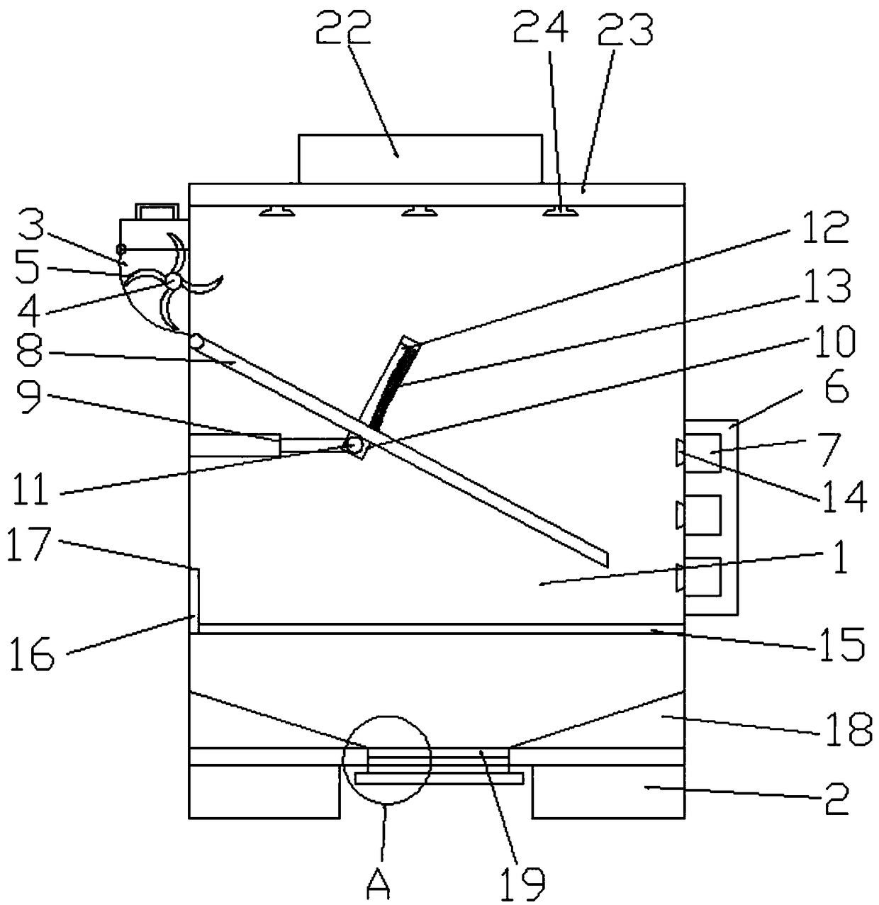 Dryer for composite fertilizer production