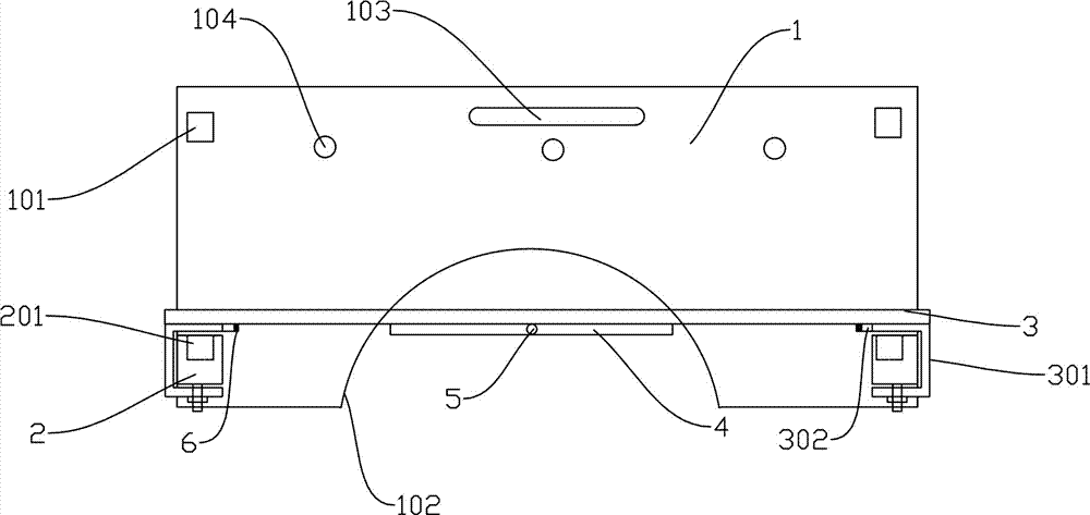 Device for measuring left-right rotation angle of head and neck part of human body