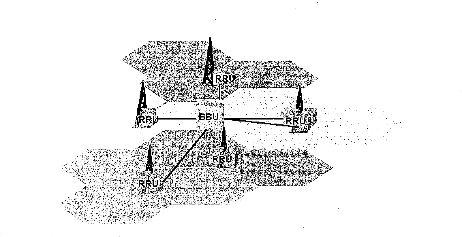 Method for identifying remote RF unit in distributed base station and remove RF unit