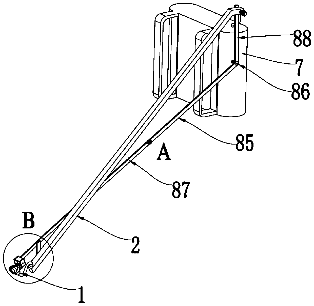 Damping anti-burst impatiens balsamina seed picking knapsack device capable of impact breaking and inflation breaking of peels, self-reversing and seed coat separation