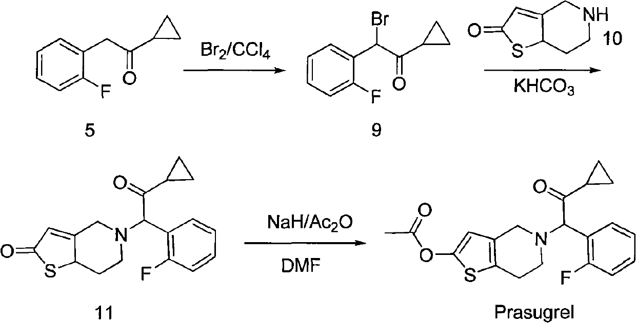 Preparation method and application of aromatic cyclopropyl butanone compound