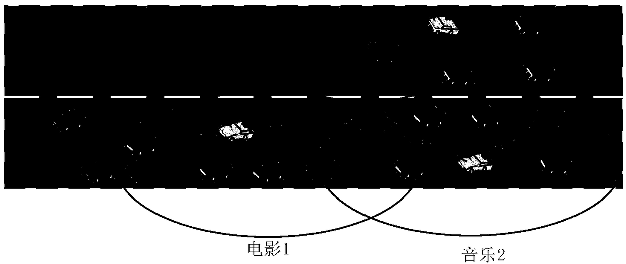 Vehicle group cooperative transmission method with caching capability under the Internet of Vehicles